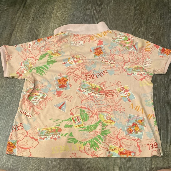 Pink Florida collared shirt - Picture 2 of 3